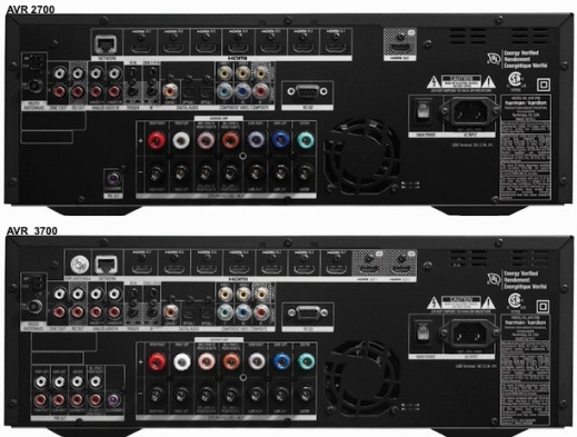 2700 and 3700 AV receivers