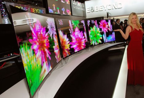 LG curved OLED TV