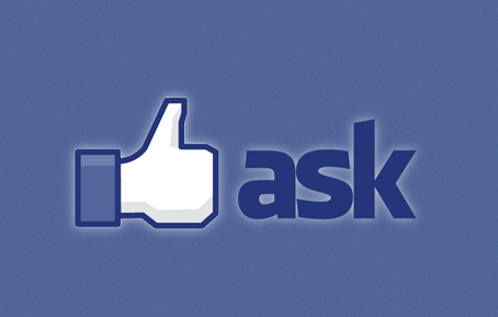 facebook button ask